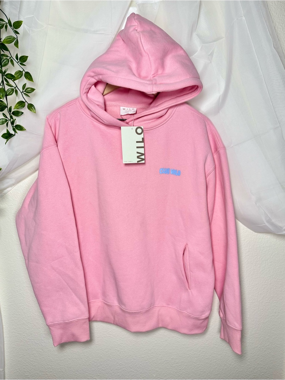 NEW Wilo The Label Club Wilo Pink Hoodie